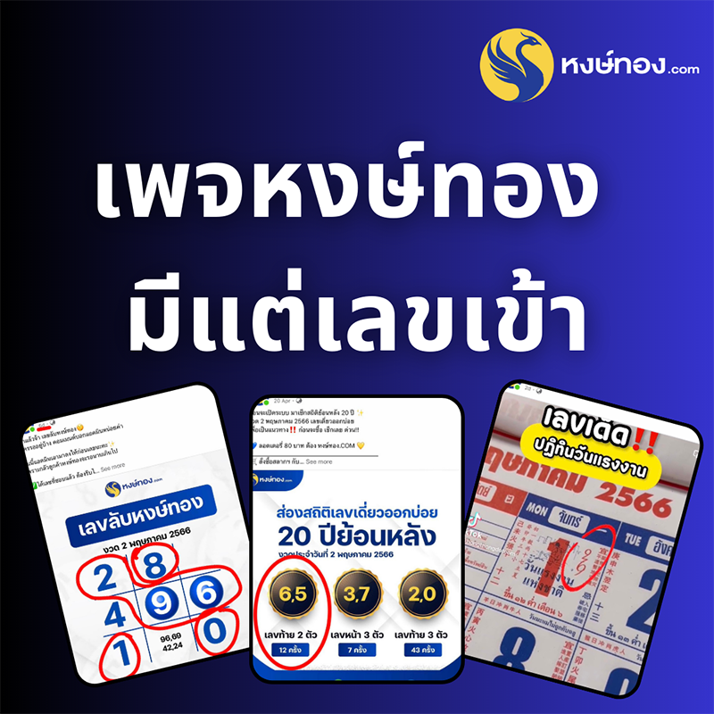 เพจหงษ์ทอง-มีแต่เลขเด็ด