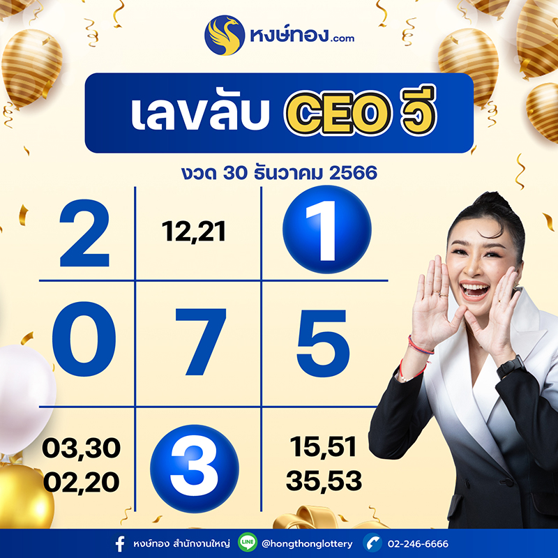 _เลขลับ_ceo_งวด_16_ธันวาคม_2566