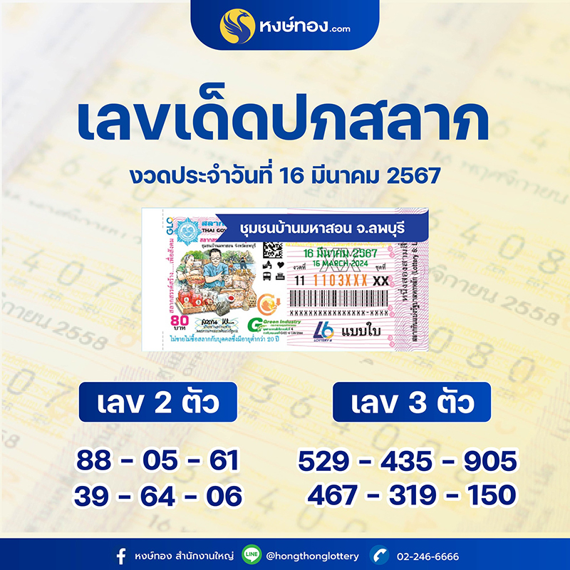 เลขเด็ดปกสลาก_16_มีนาคม_2567