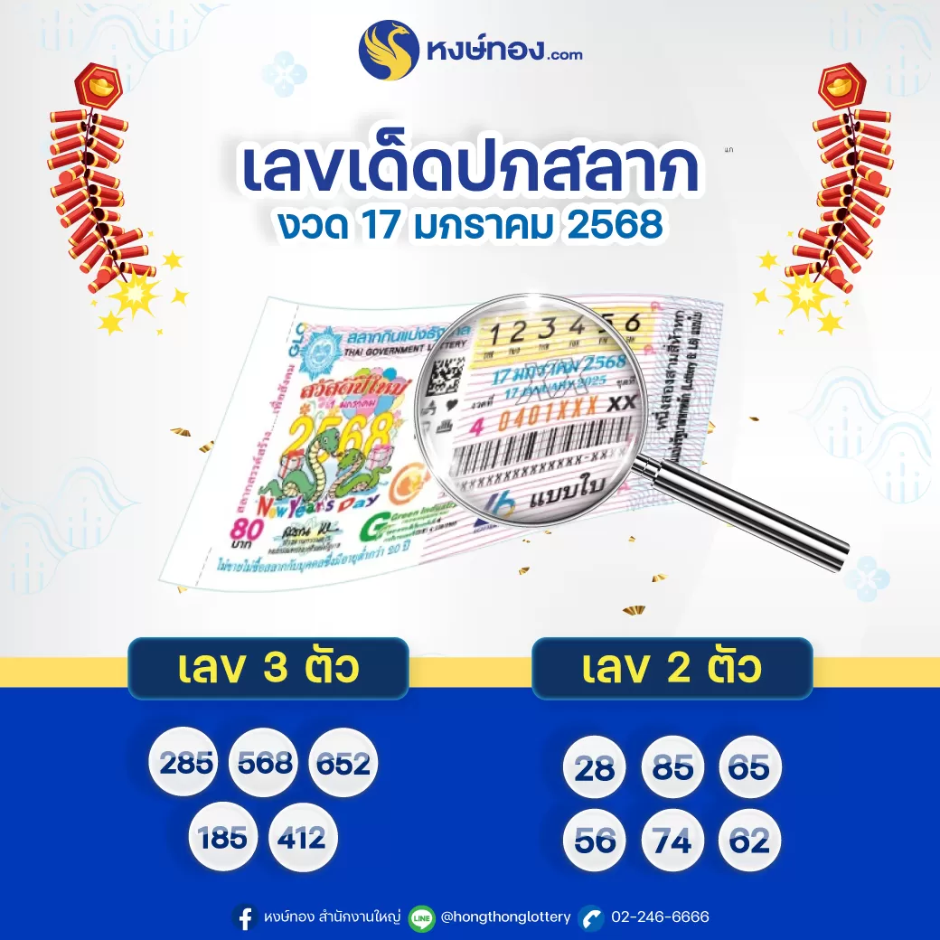 เลขเด็ดปกสลาก_งวด_17_มกราคม_2568
